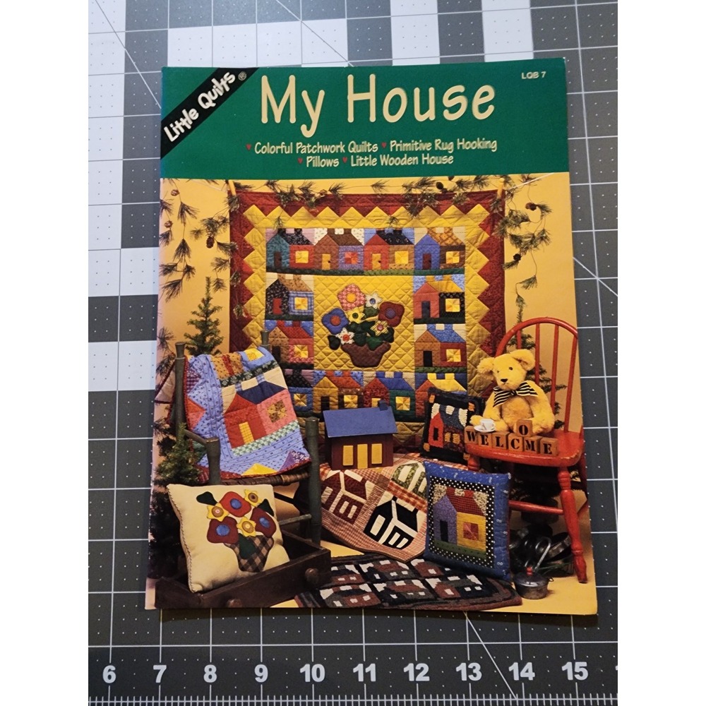 Little Quilts My House Quilt Booklet‎ 1997 Vintage